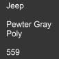 Preview: Jeep, Pewter Gray Poly, 559.